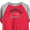 Vintage red Lonsdale T-Shirt - mens x-large