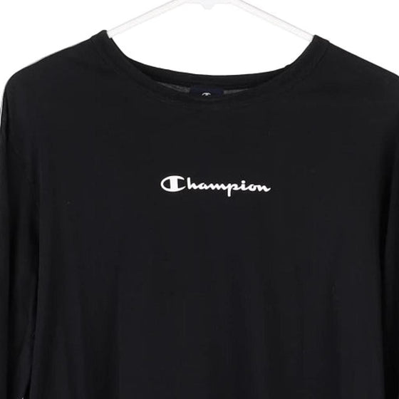 Vintage black Champion Sweatshirt - mens small