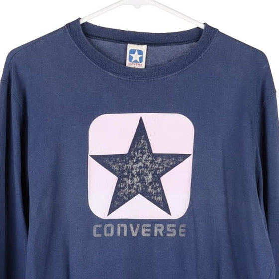 Vintage navy Converse Sweatshirt - womens large