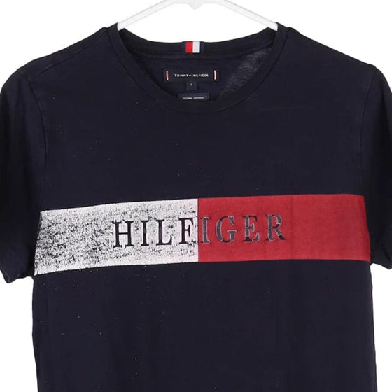 Vintage navy Tommy Hilfiger T-Shirt - mens small