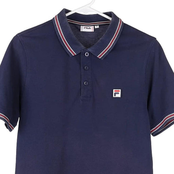 Vintage navy Fila Polo Shirt - mens small