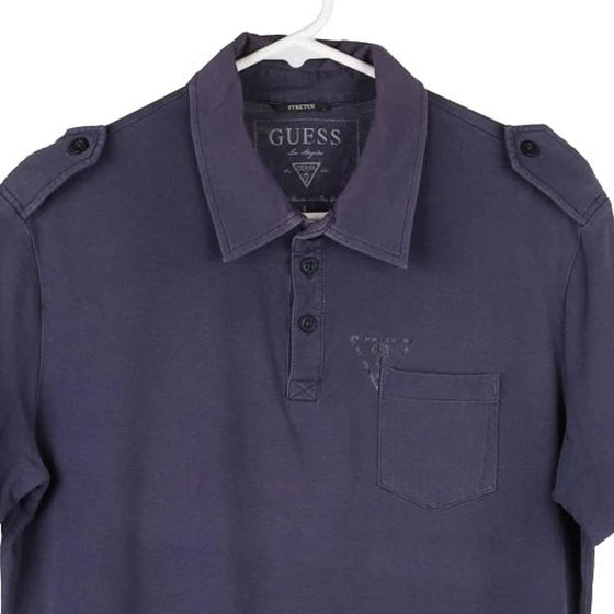 Vintage navy Guess Polo Shirt - mens large