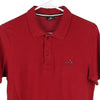 Vintage red Adidas Polo Shirt - mens medium