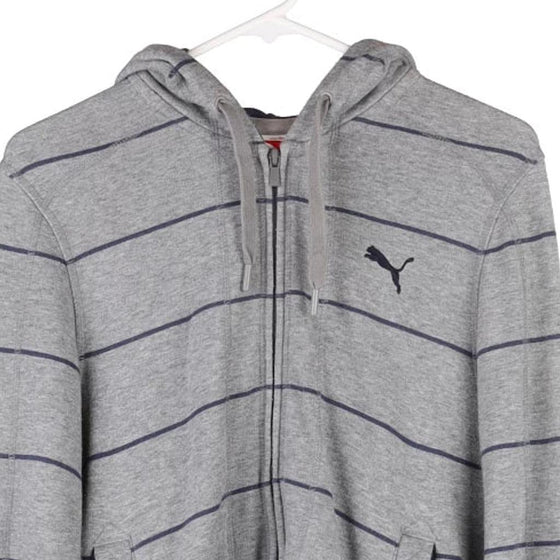 Vintage grey Puma Hoodie - mens small