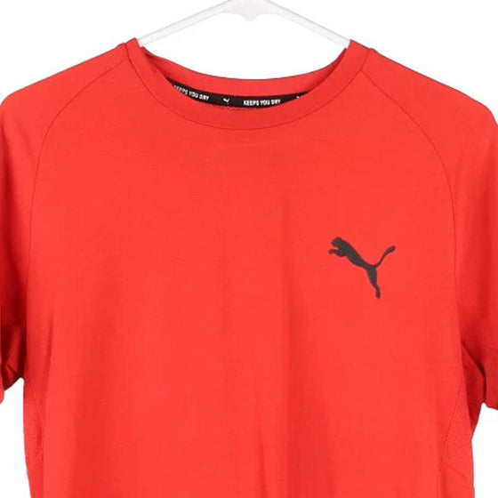 Pre-Loved red Puma T-Shirt - mens small