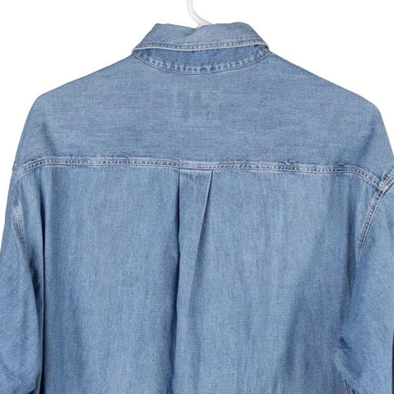 Vintage blue Trussardi Denim Shirt - mens medium