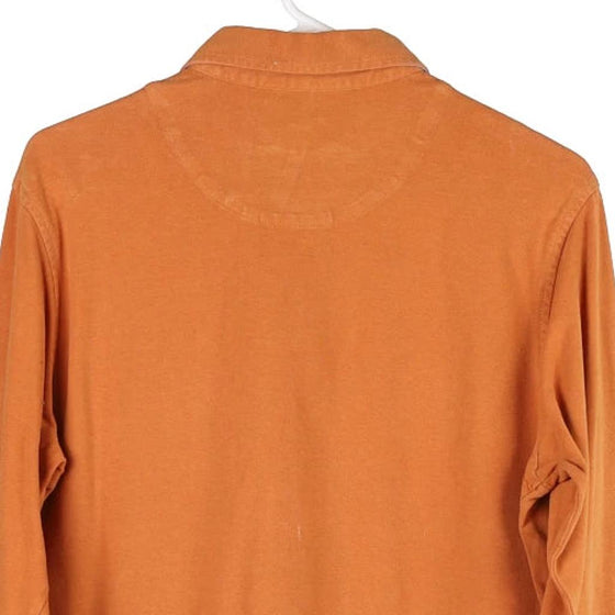 Pre-Loved orange Harmot & Blaine Long Sleeve Polo Shirt - mens xx-large