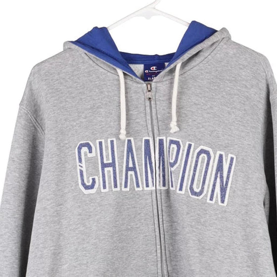 Vintage grey Champion Hoodie - mens x-large