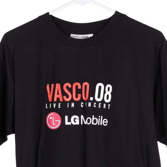 Vintage black Vasco Rossi The Big Apple T-Shirt - mens large