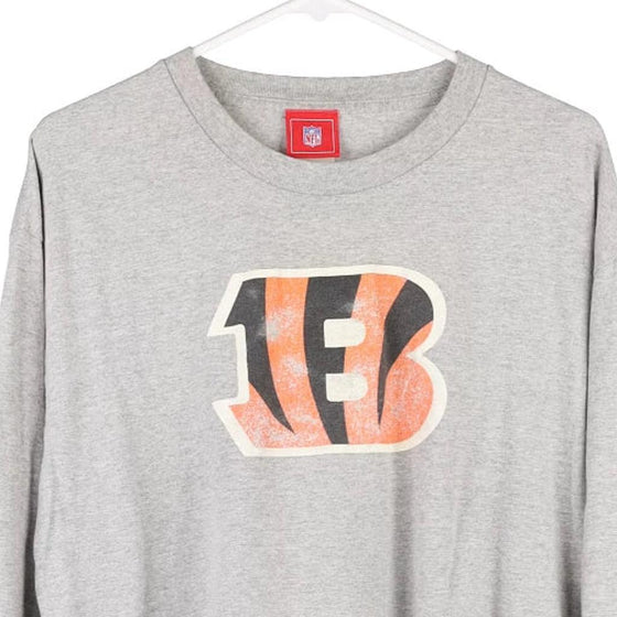 Vintage grey Bengals Nfl Long Sleeve T-Shirt - mens large