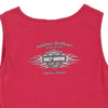 Vintage pink Peoria Illinois Harley Davidson Top - womens large