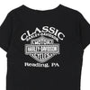 Vintage black Reading PA Harley Davidson T-Shirt - womens small