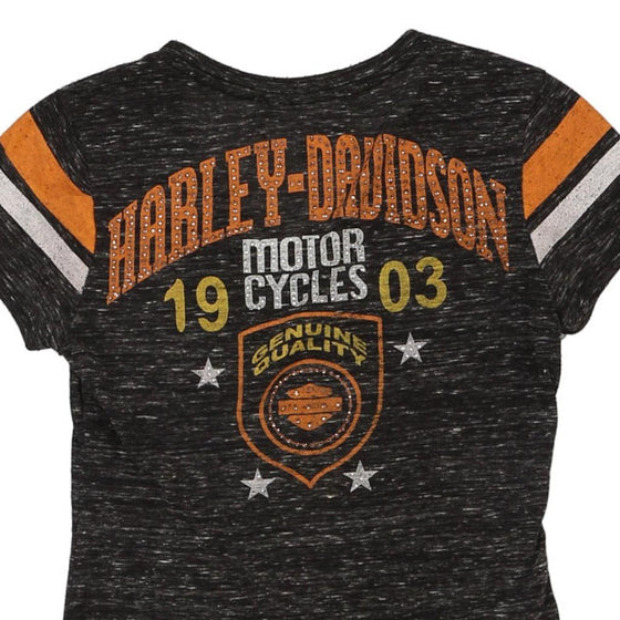 Vintage grey Harley Davidson T-Shirt - womens x-large