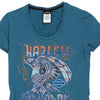 Vintage blue Wytheville VA Harley Davidson T-Shirt - womens medium