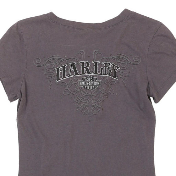 Vintage grey Seattle WA Harley Davidson T-Shirt - womens small