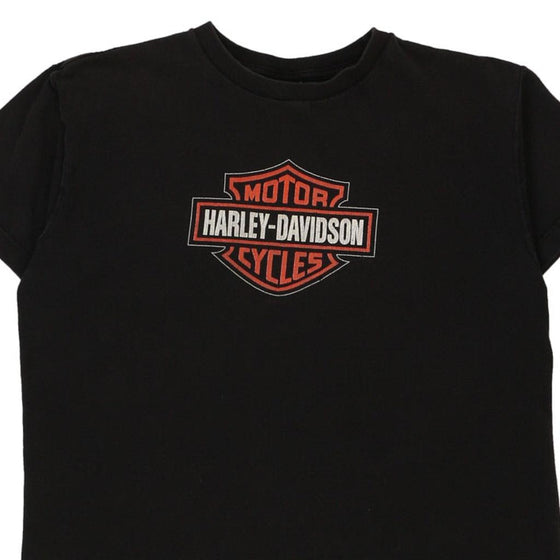 Vintage black Wisconsin Harley Davidson T-Shirt - womens medium