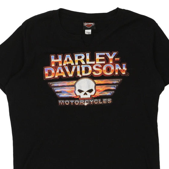 Vintage black Ocala Flordia Harley Davidson T-Shirt - womens x-large