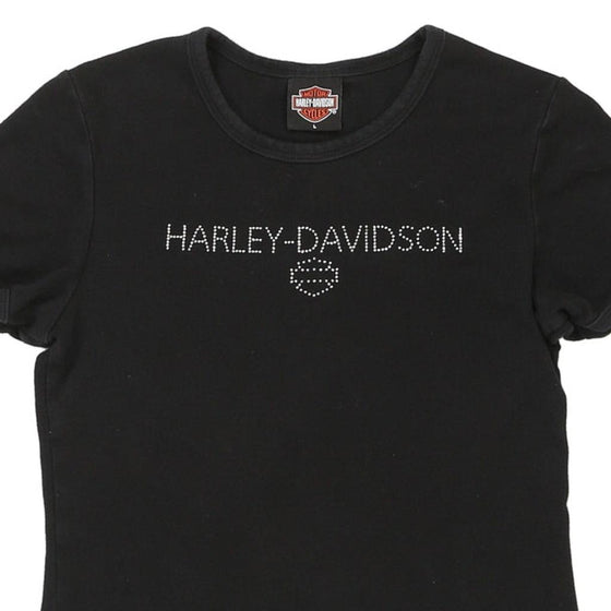 Vintage black Harley Davidson T-Shirt - womens x-large