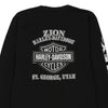 Vintage black St George Utah Harley Davidson Long Sleeve T-Shirt - womens xx-large