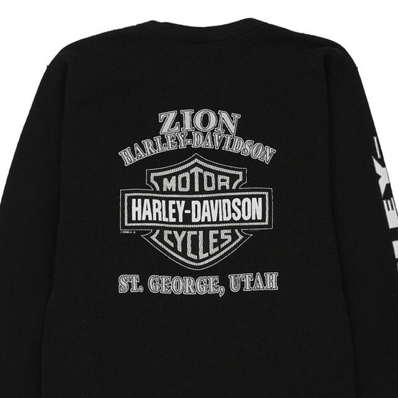 Vintage black St George Utah Harley Davidson Long Sleeve T-Shirt - womens xx-large