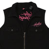 Vintage black Harley Davidson Gilet - womens x-large