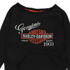 Vintage black Harley Davidson Sweatshirt - womens large