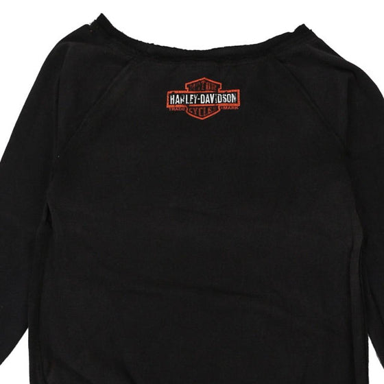 Vintage black Harley Davidson Sweatshirt - womens large