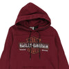 Vintage burgundy Harley Davidson Hoodie - womens medium