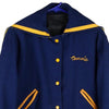 Vintagenavy "Cammie" Unbranded Varsity Jacket - mens x-small