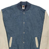 Vintage blue Fruit Of The Loom Varsity Jacket - mens xx-large