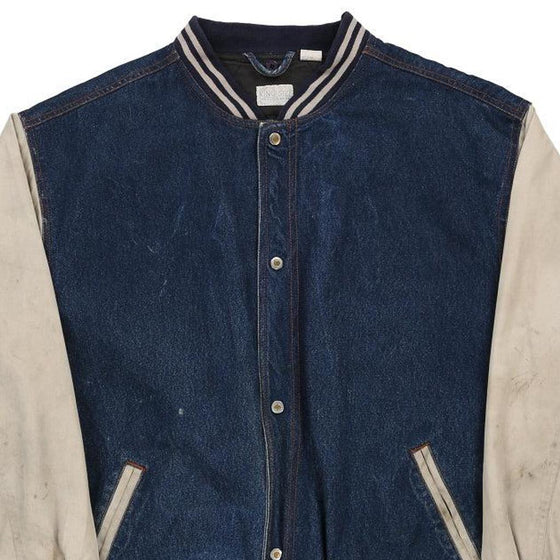 Vintage blue Unbranded Varsity Jacket - mens xx-large