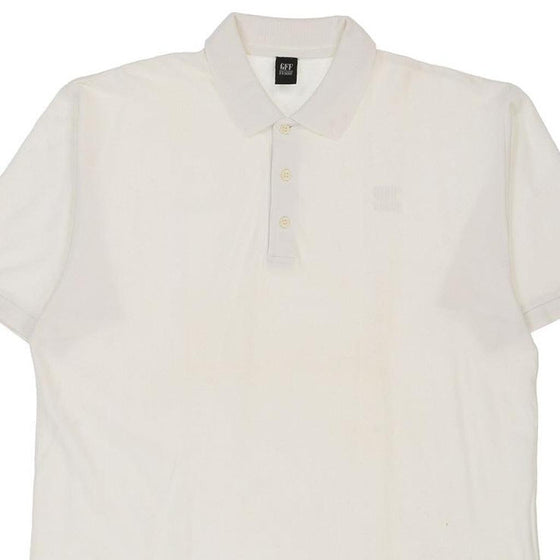 Vintage white Gianfranco Ferre Polo Shirt - mens x-large