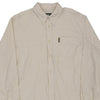 Vintage beige Armani Jeans Shirt - mens x-large