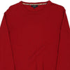 Vintage red Burberry London Jumper - mens medium