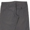 Dolce & Gabbana Striped Trousers - 36W UK 14 Grey Cotton Blend