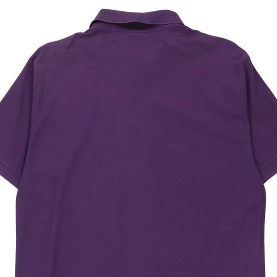 Vintage purple Conte Of Florence Polo Shirt - mens x-large