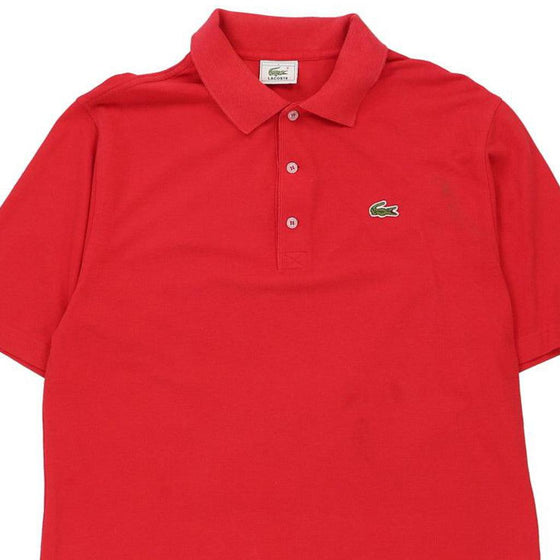 Vintage red Lacoste Polo Shirt - mens medium