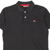 Vintage black Napapijri Polo Shirt - mens small