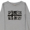 Vintage grey Napapijri Sweatshirt - mens small