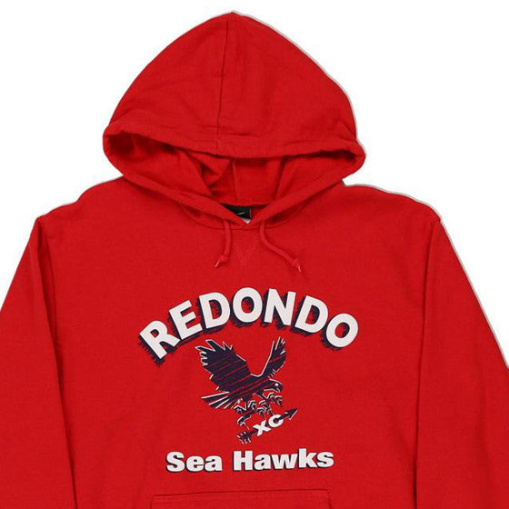 Redondo Sea Hawks Nike Hoodie - XL Red Cotton Blend - Thrifted.com