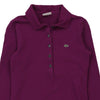 Vintage purple Age 8-9 Lacoste Long Sleeve Polo Shirt - girls medium