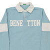 Vintage blue Age 10-12 Benetton Rugby Shirt - boys medium