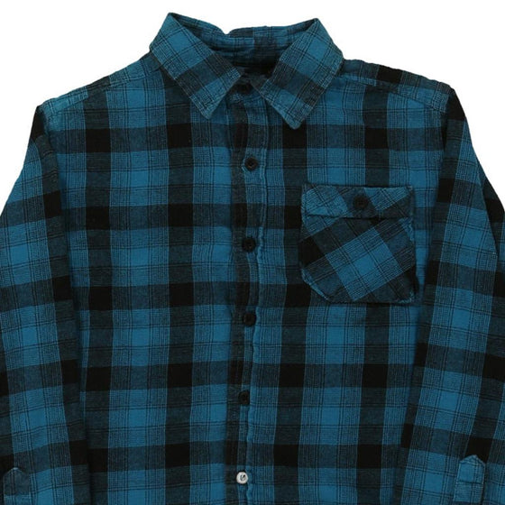 Vintage blue Age 8-10 Amplify Flannel Shirt - boys medium