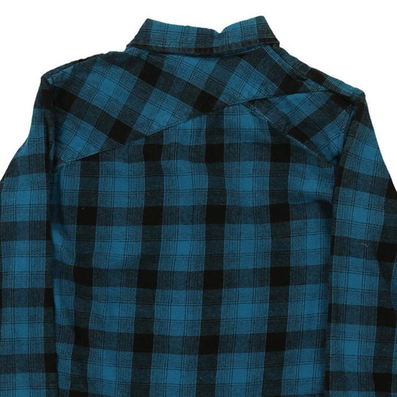 Vintage blue Age 8-10 Amplify Flannel Shirt - boys medium