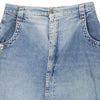 Krizia Mini Denim Skirt - 29W UK 10 Blue Cotton