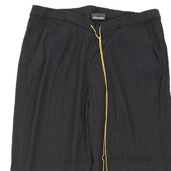 Ermanno Scervino Trousers - XL Black Viscose Blend