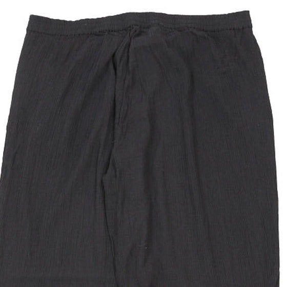 Ermanno Scervino Trousers - XL Black Viscose Blend