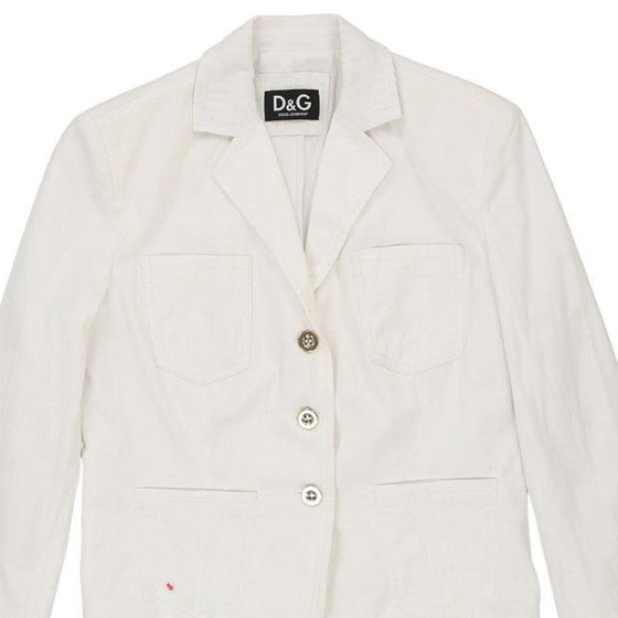 Dolce & Gabbana Blazer - Medium White Cotton