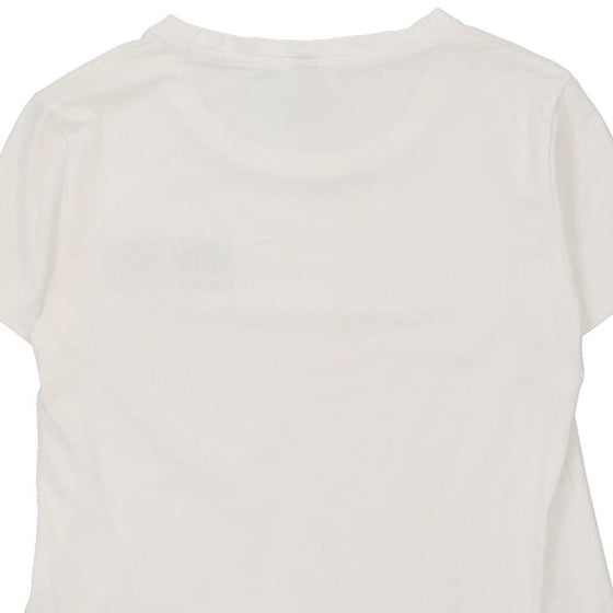 Moschino T-Shirt - Medium White Cotton