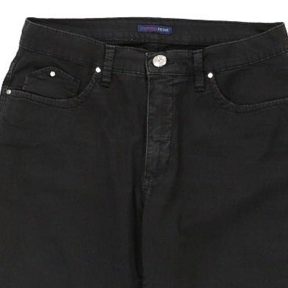 Trussardi Jeans - 30W UK 10 Black Cotton